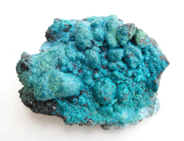 Chryscolla with Heterogenite - L'Etoile du Congo Mine, Katanga Copper Crescent, Katanga, Dem Rep of Congo (6pt5 x 6pt5 x 3 cm, 30d)