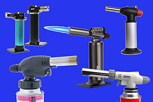 collection of small torches used for jewelry making to be discussed in class