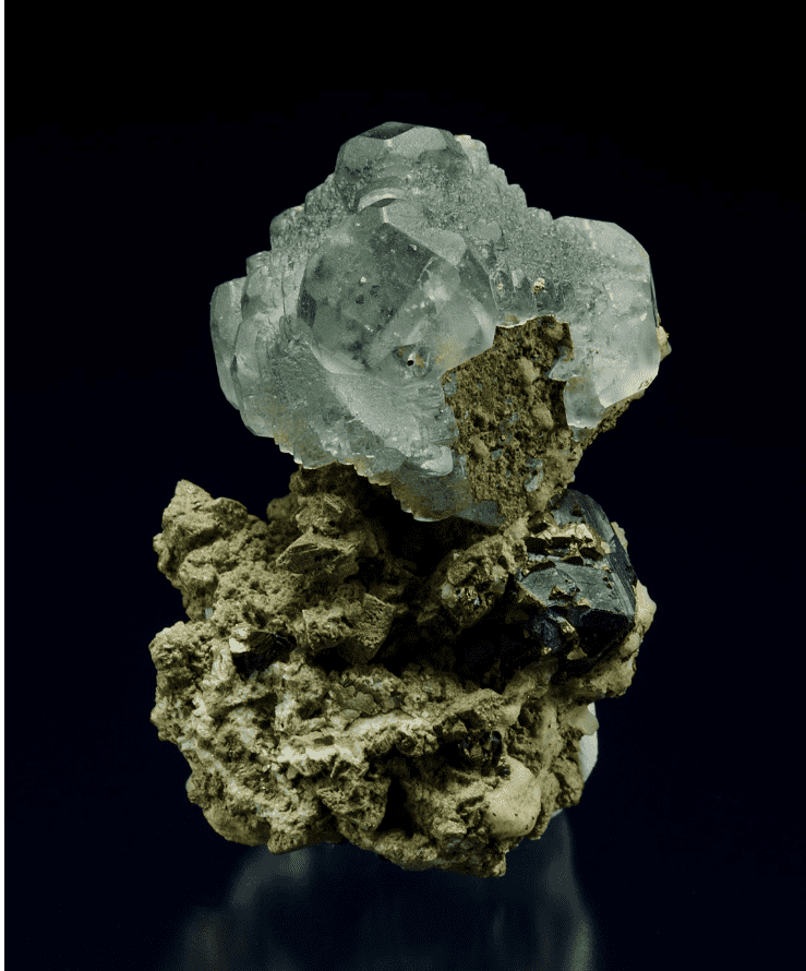 Mineral photograph of Fluorite Sphalerite with Naica from Chihuahua, Mexico