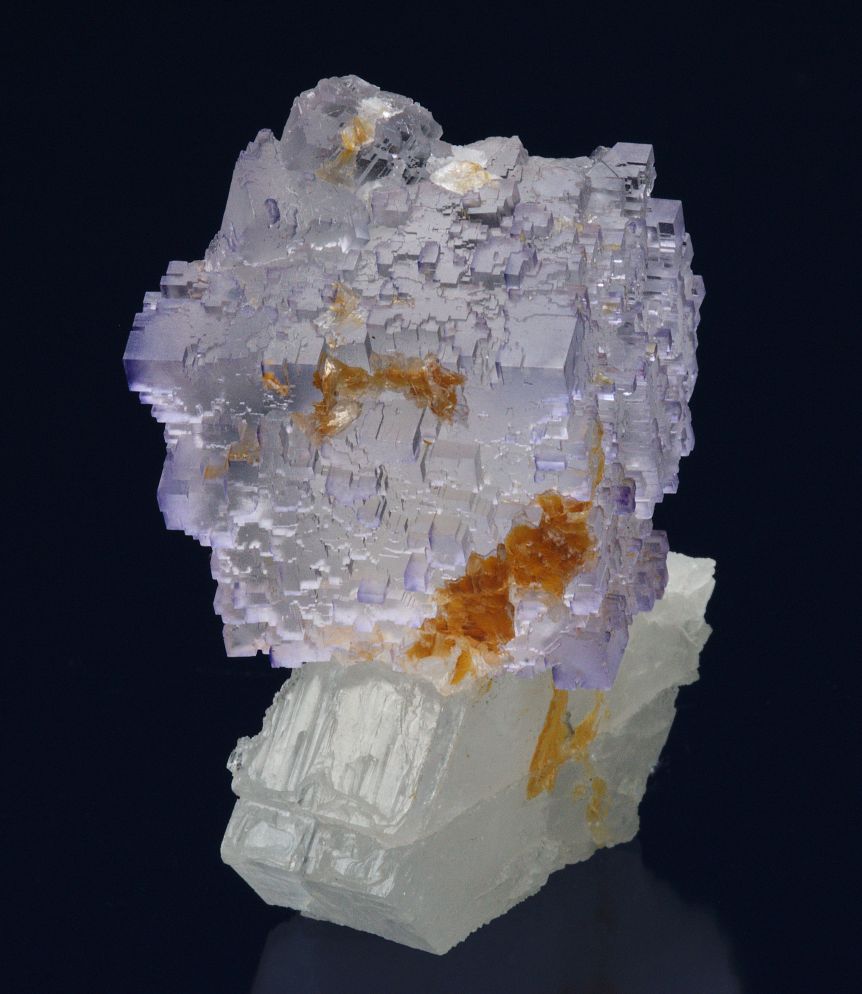 Fluorite on Celestine, Tule Mine, Coahuila, Mexico