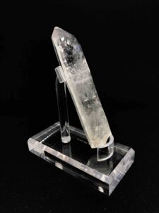 Quartz crystal on stand
