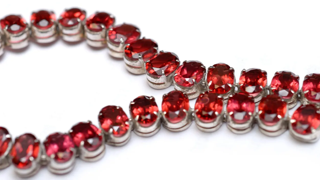 red garnet gemstone jewelry