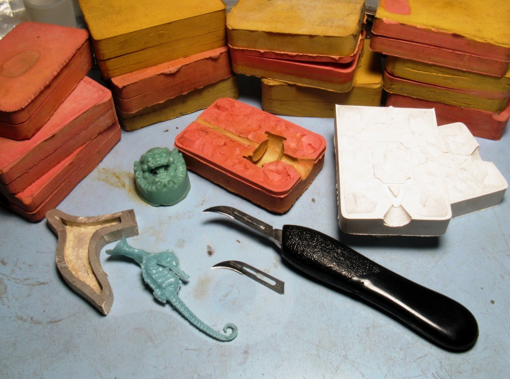 Xacto knives and molds