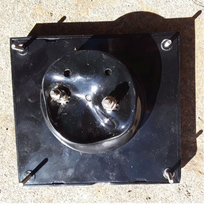 Back of meter - partially melted