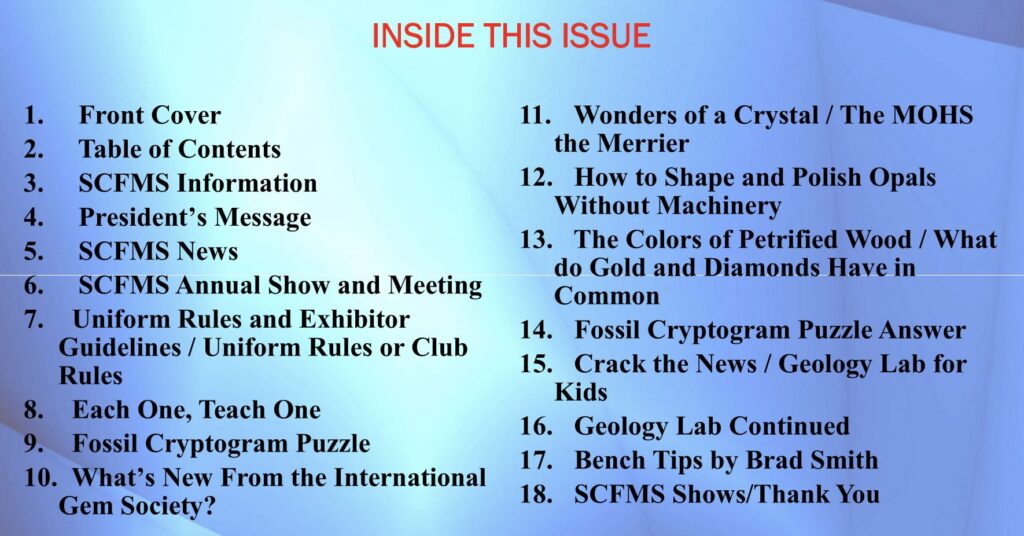 TOC Newsletter