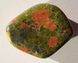 Red and Green Unakite Unakite