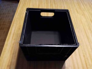 Milk Crate With Inserts