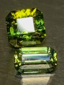 Green sapphires