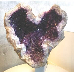 Amethyst Heart Geode