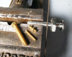 Cutting a bolt