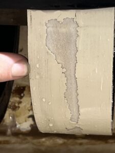Tear on resin wheel